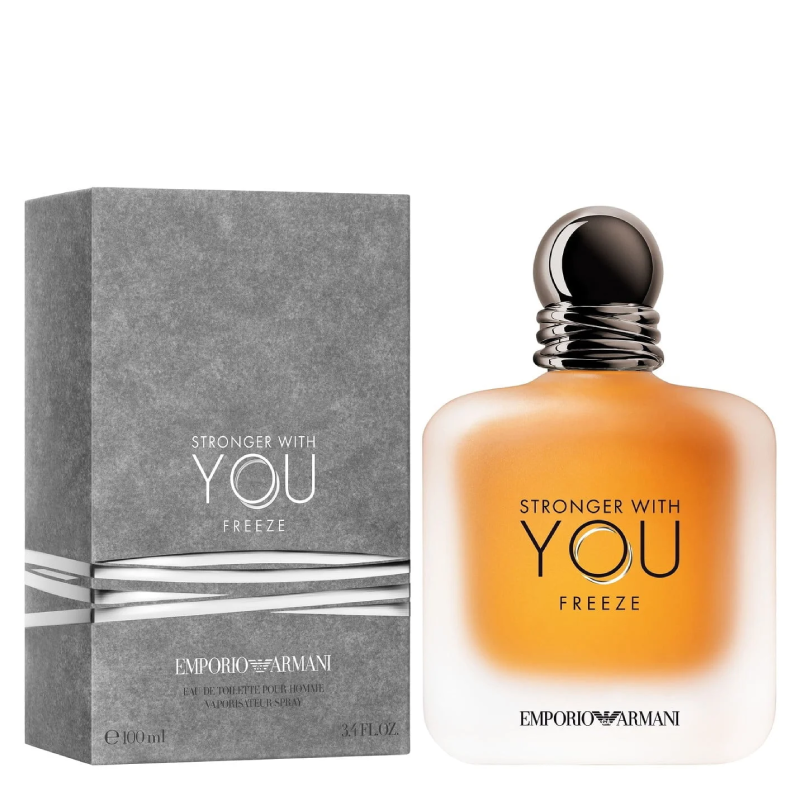 Emporio Armani Stronger With You Freeze EDT Men's Perfume 100 Ml